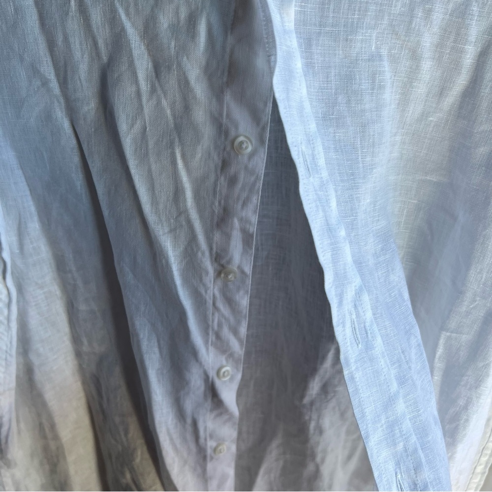 Frank & Eileen Hunter Linen White Shirt Dress - Picture 5 of 8